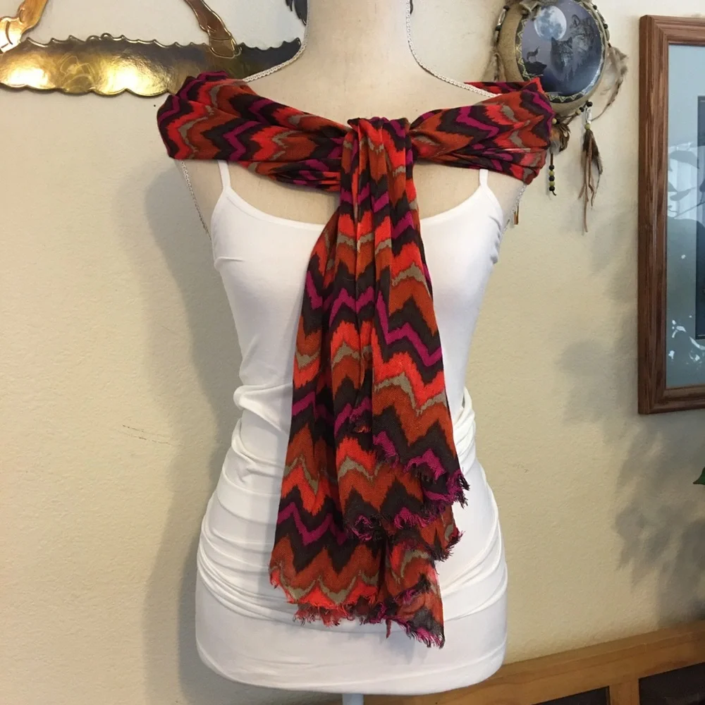 Curations by Stefanie Greenfield colorful scarf